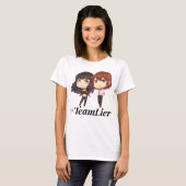 T-shirt Pièce en t #TeamLier unilatérale (Devant entier)
