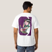 T-shirt Pièce en t technique de garçon de Chibi (Dos entier)