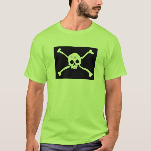 T-shirt pièce en t toxique pour les hommes par dal (6xl) (Devant)