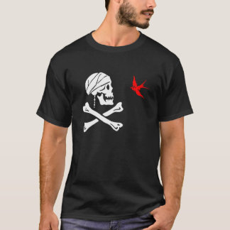T-shirt Pièce en t transparente de moineau de pirate