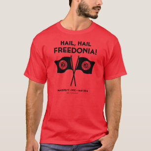 T-shirt Pièce en t unisexe de Freedonia (rouge)