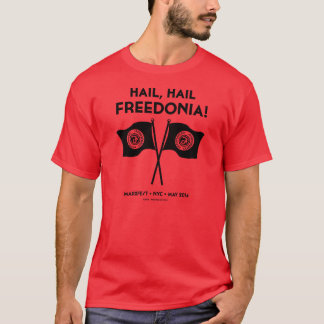 T-shirt Pièce en t unisexe de Freedonia (rouge)