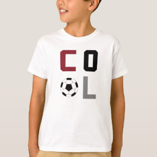 T-shirt Pièce en t unisexe fraîche d'enfants du football