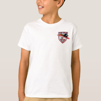 T-shirt Pièce en t velue de crête de jets