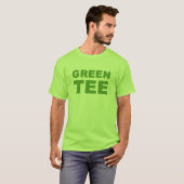 T-shirt Pièce en t verte (Devant entier)
