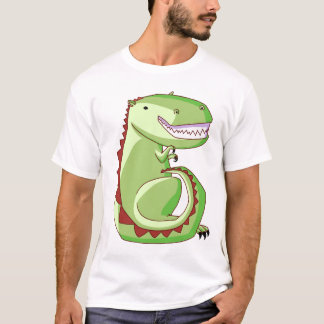 T-shirt Pièce en t verte de Dino