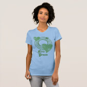 T-shirt Pièce en t verte vivante (Devant entier)