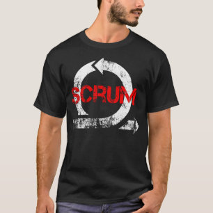 T-shirt Pièce en t vintage de bousculade