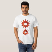 T-shirt Pièce rouge (Devant entier)