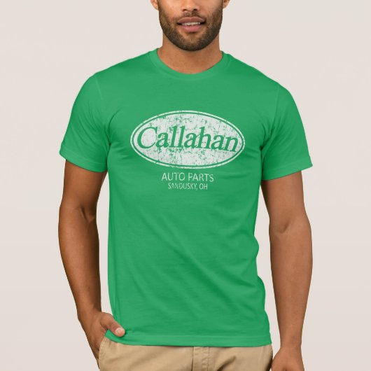 T-shirt Pièces d'auto de Callahan (Devant)