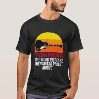 T-shirt Pièces de guitare amusantes Luthier Guitariste Tec