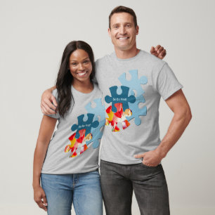 T-shirt Pièces de Puzzle Personnalisées avec une Image Alo