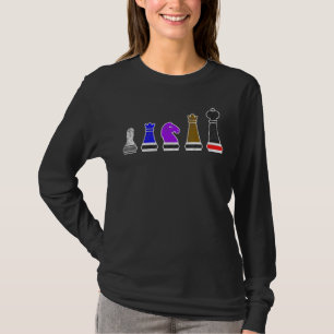 T-shirt Pièces d'échecs de Jiu Jitsu Échecs et joueur 1