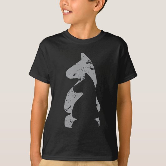 T-shirt Pièces d'échecs des chevaliers (Devant)