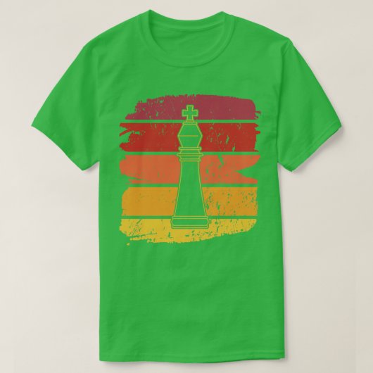 T-shirt Pièces d'échecs Retro 3 (Design devant)