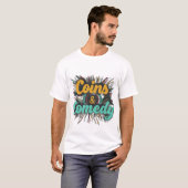 T-shirt pièces et comédie (Devant entier)