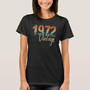 T-shirt Pièces toutes originales 1972 B Jour Vintage Rétro