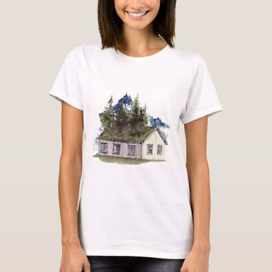 T-shirt Pied cabine des Montagnes (Devant)