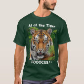 T-shirt Pied de page - AI du tigre v2 (Devant)