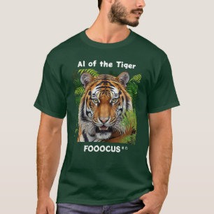 T-shirt Pied de page - IA du tigre