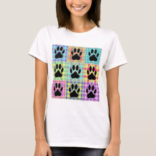 T-shirt Pied Motif de chien
