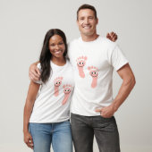 T-shirt Pieds heureux (Unisexe)