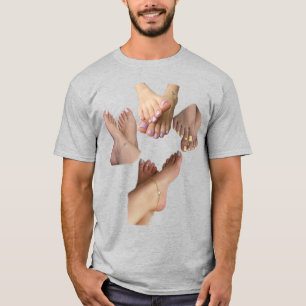 T-shirt Pieds personnalisés Feetish – "J'aime les pieds" p