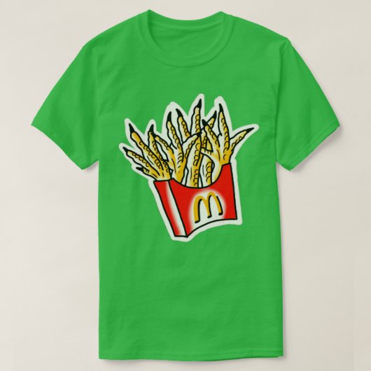 T-shirt Pieds Poulet Mc Fries Tatouage traditionnel (Design devant)