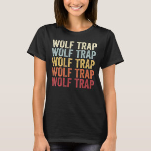 T-shirt Piège de loup Virginia Piège de loup VA Texte Vint