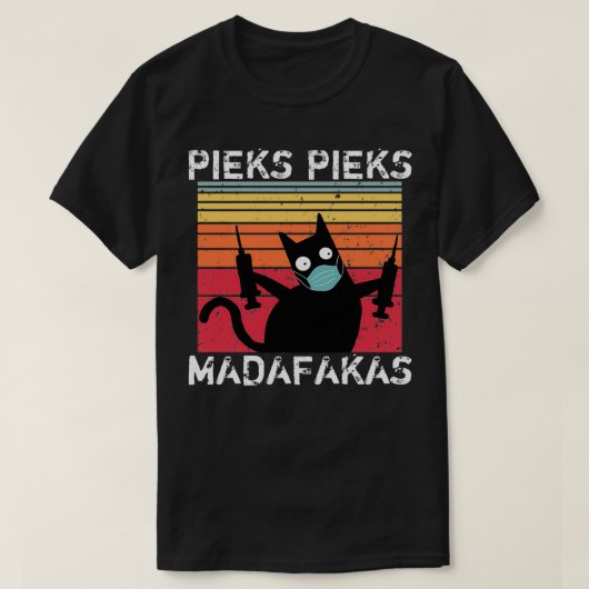 T-shirt Pieks pieks Madafakas (Design devant)