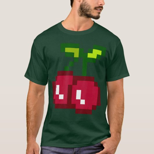 T-shirt Piel Cherries 80s Video Game Halloween Costume Eas (Devant)