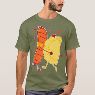 T-shirt Pierogi Et Kielbasa Cuisine Polonaise I Drôle Nour
