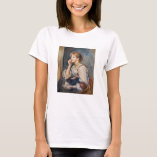 T-shirt Pierre-Auguste Renoir - Femme avec une lettre