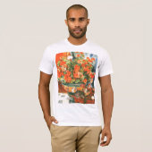 T-shirt Pierre-Auguste Renoir Geraniums Et Chats (Devant entier)