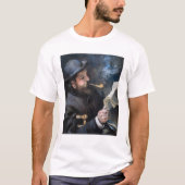 T-shirt Pierre-Auguste Renoir - Lecture Claude Monet (Devant)