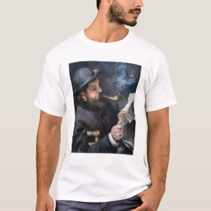 T-shirt Pierre-Auguste Renoir - Lecture Claude Monet