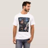 T-shirt Pierre-Auguste Renoir - Lecture Claude Monet (Devant entier)