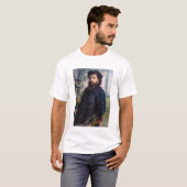 T-shirt Pierre Auguste Renoir - Portrait de Claude Monet (Devant entier)