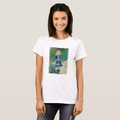 T-shirt Pierre-Auguste Renoir - Une fille avec une canne d (Devant entier)