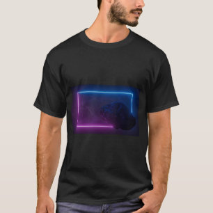 T-shirt Pierre de lumière néon