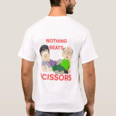 T-shirt Pierre, Feuille, Ciseaux (Dos)