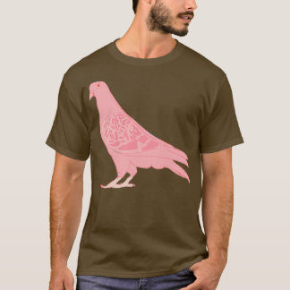 T-shirt Pierre le Pigeon rose