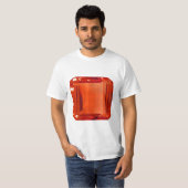 T-shirt Pierre orange (Devant entier)