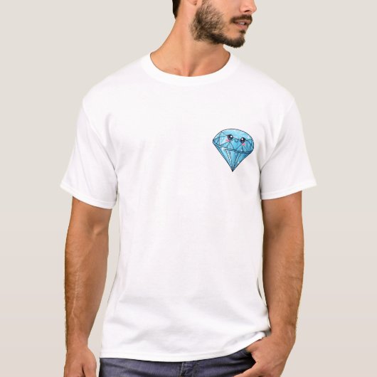 T-shirt Pierre précieuse scintillante (Devant)