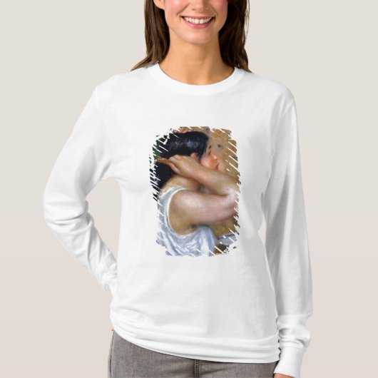 T-shirt Pierre une fille de Renoir | se peignant les (Devant)