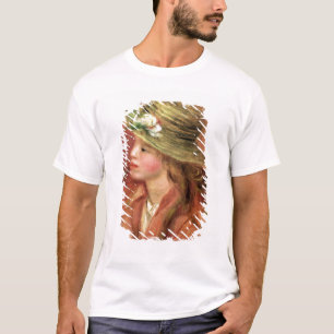 T-shirt Pierre une jeune fille de Renoir   dans un chapeau