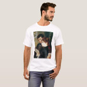T-shirt Pierre une lecture de couples de Renoir | (Devant entier)
