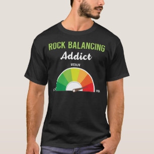 T-shirt Pierres de pierre à balancier rocher équilibre de