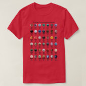 T-shirt Pierres et cristaux (Design devant)