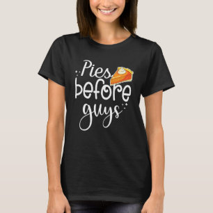 T-shirt Pies Devant Les Gars Thanksgiving Pour Femmes Et F